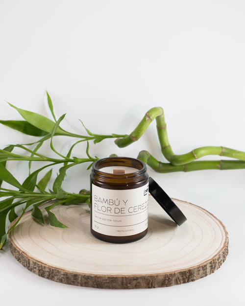 BAMBÚ Y FLOR DE CEREZO